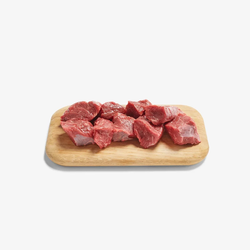 100% grass-fed local beef chuck stew meat