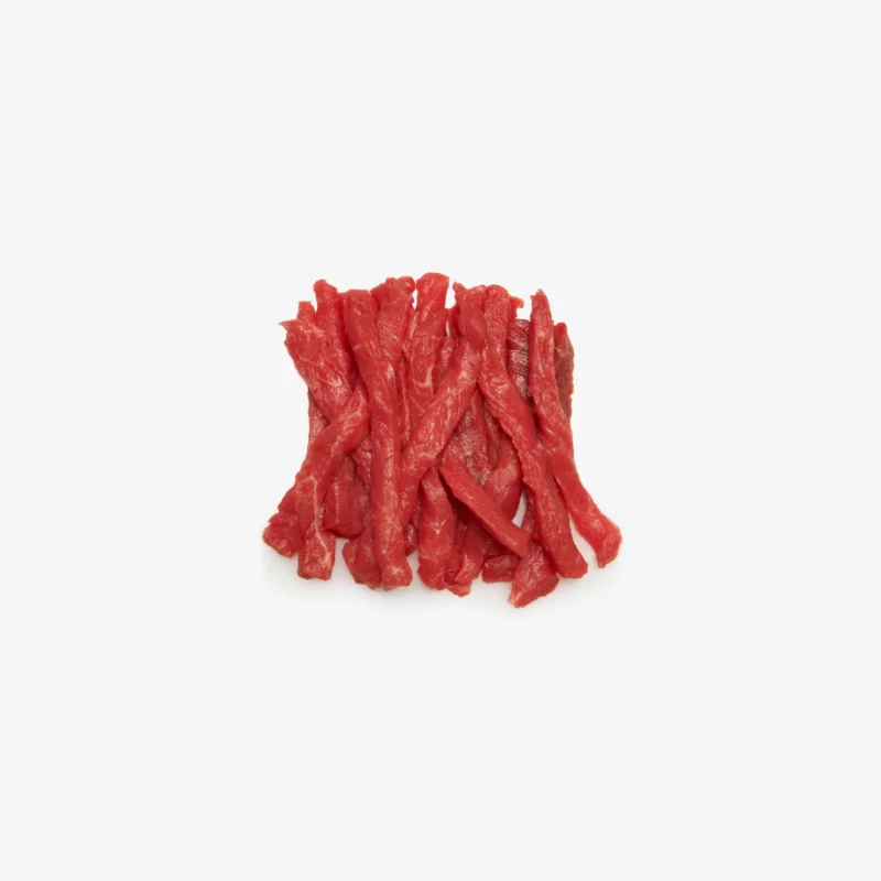 100% grass-fed local beef stir-fry strips