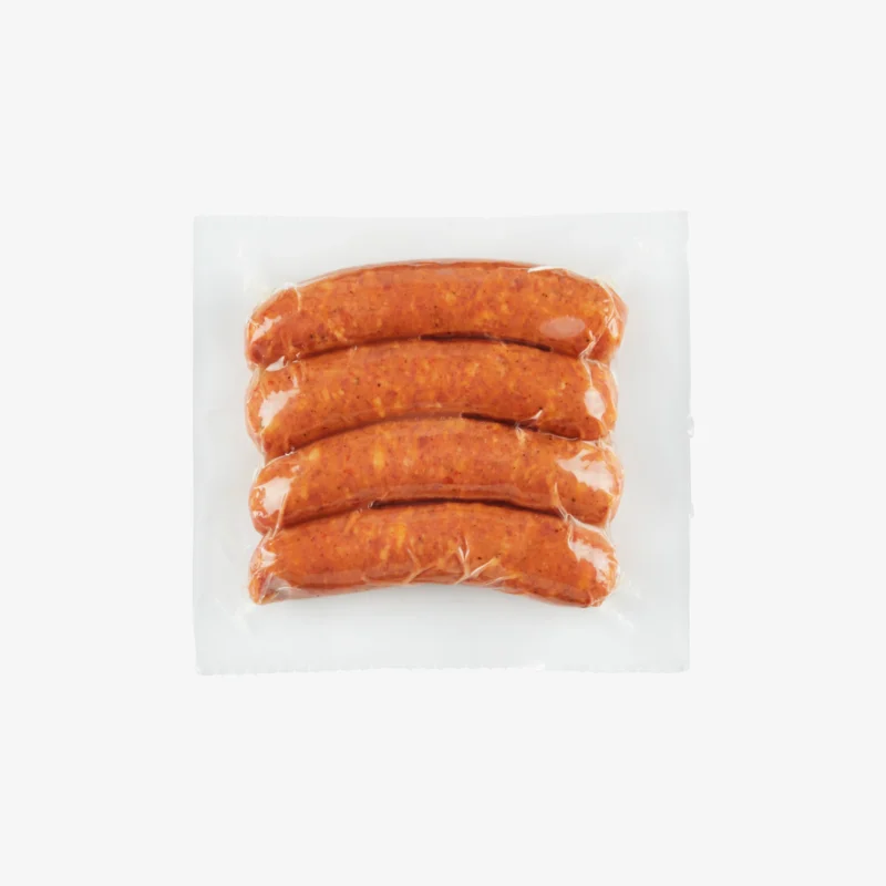 Pasture-raised heritage pork smoked andouille sausage, non-gmo, raised w/o antibiotics