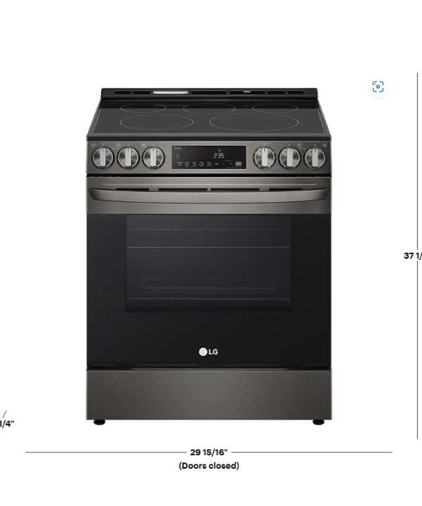 2024 03 30 13 09 17 lg 5. 8 cu. Ft. Smart slide in gas true convection range with easyclean and air f