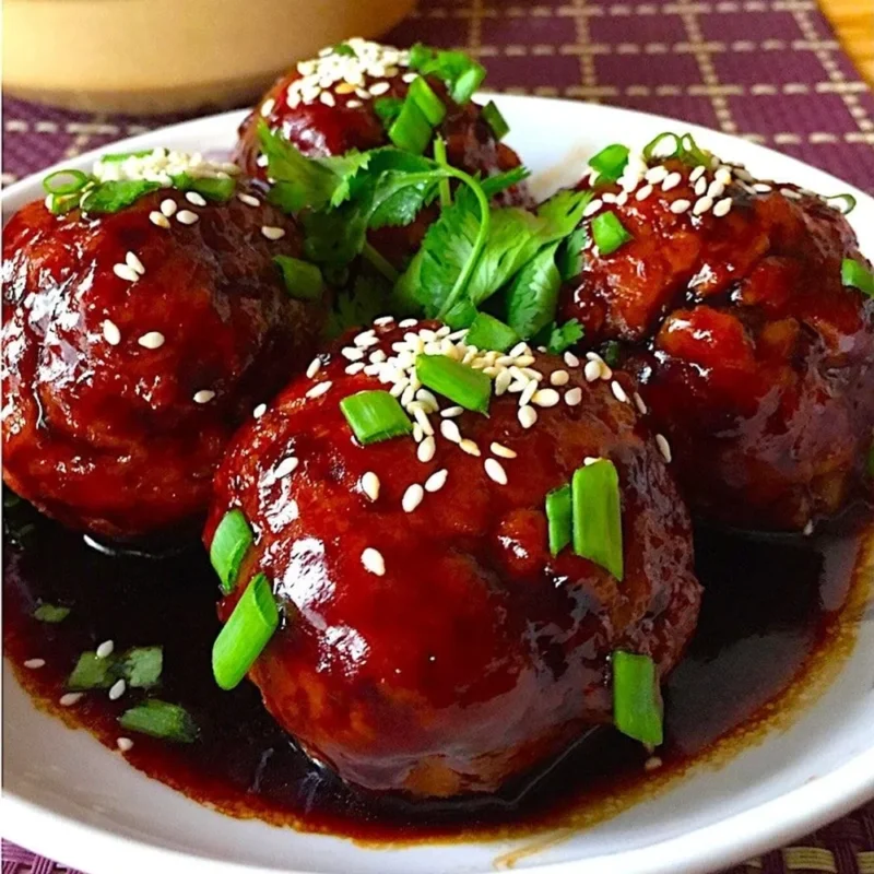 Shangahai Braised Lion's Head Meatballs (4) 红烧狮子头 - Image 2