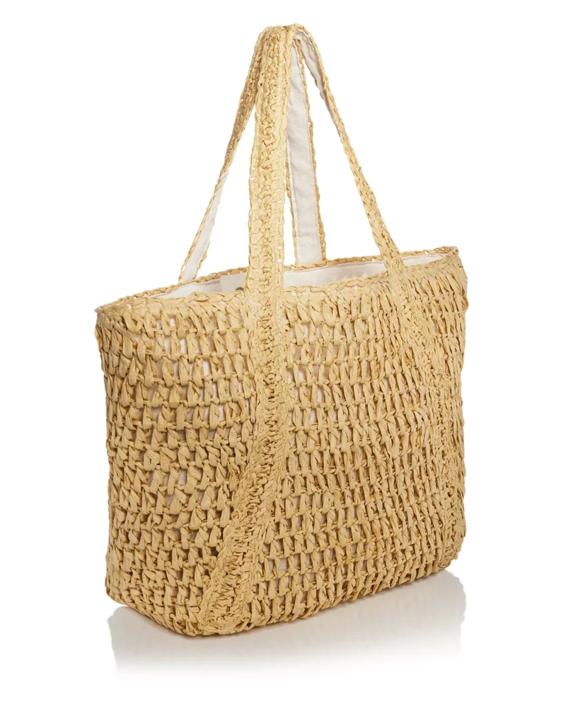 Jos' slouchy straw tote bags - image 2