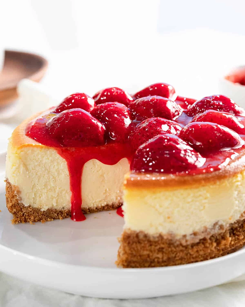 Strawberry cheesecake 8