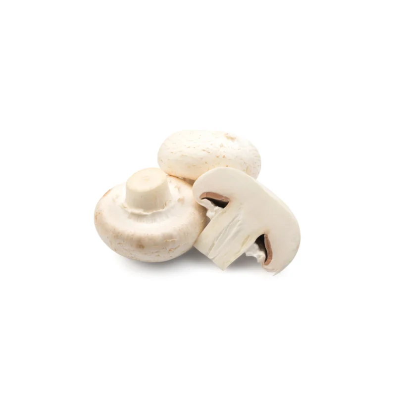 Organic white mushrooms 8oz