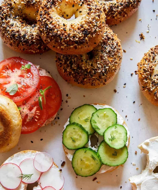 Mini everything bagels