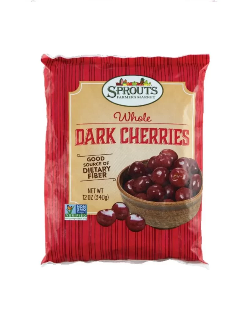 Sprouts dark sweet cherries 12 oz