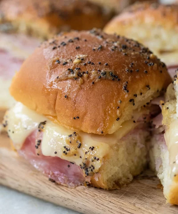 Ham and cheese sliders 12