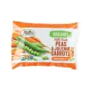 Organic peas julienne carrots