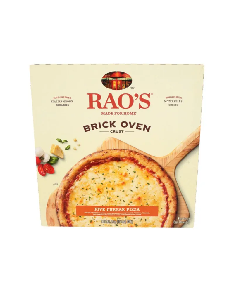 Raos homemade five cheese brick oven crust pizza 19 oz 01