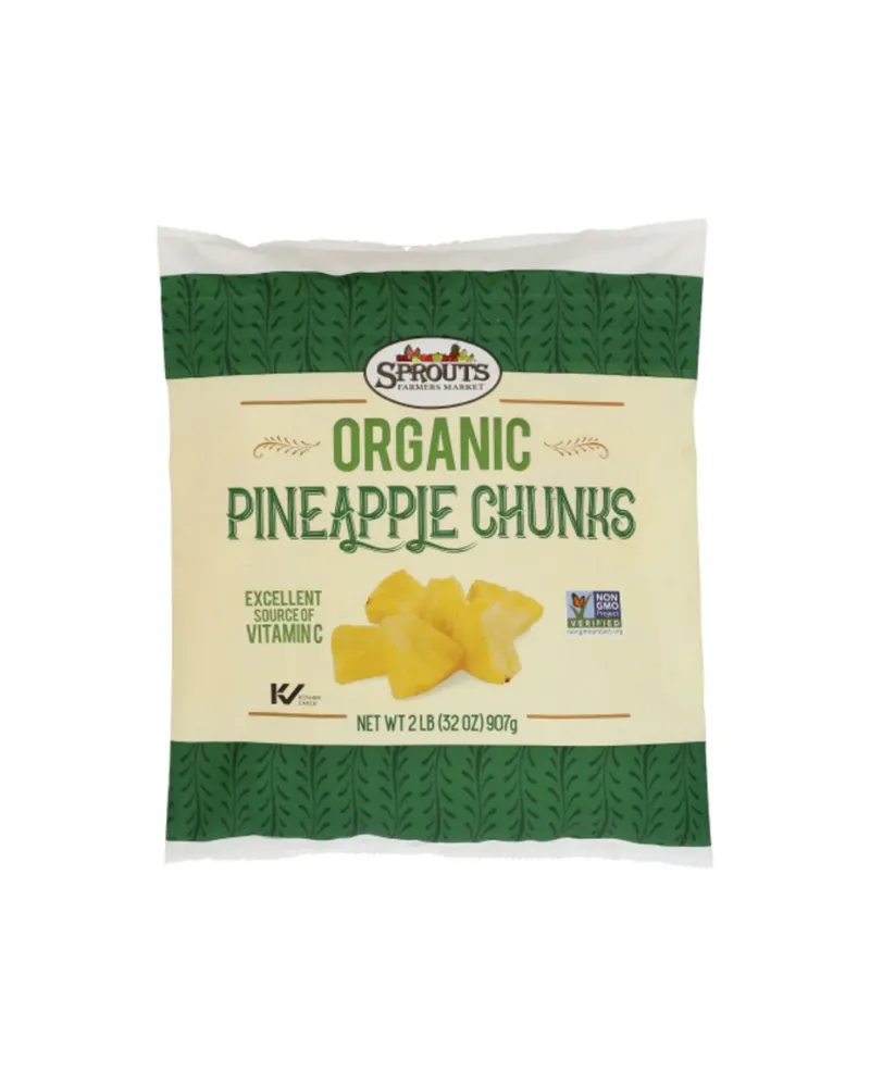 Sprouts organic pineapple chunks 32 oz 01