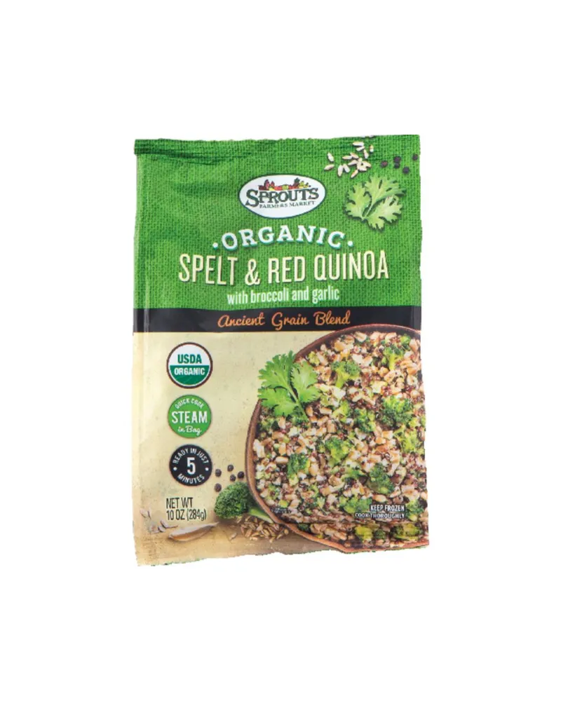 Sprouts organic spelt red quinoa 10 oz 01