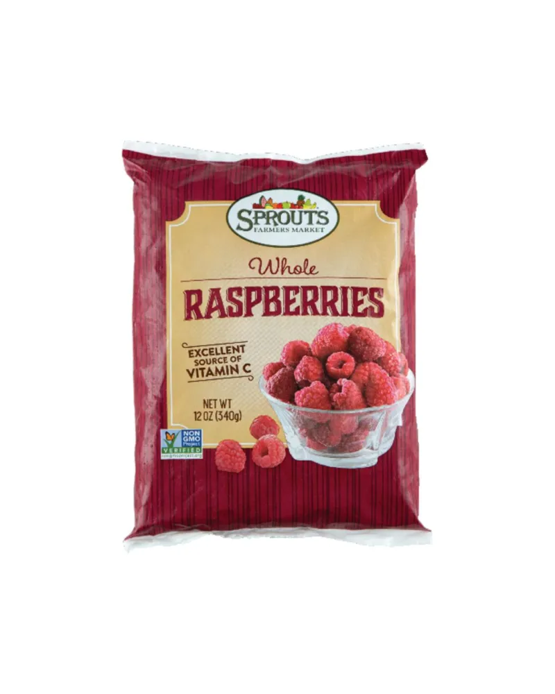 Sprouts whole raspberries 12 oz