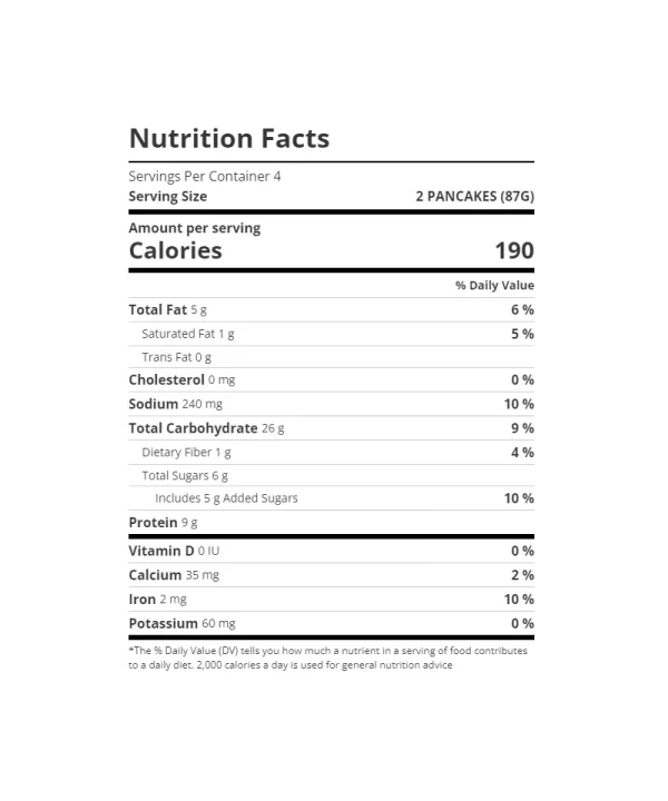 Vans chocolate chip plant based protein pancakes 12 3 oz 04