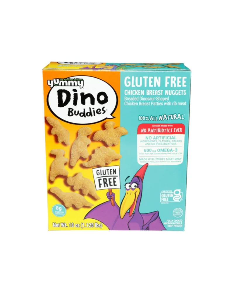 Yummy dino buddies chicken breast nuggets 18 oz 01