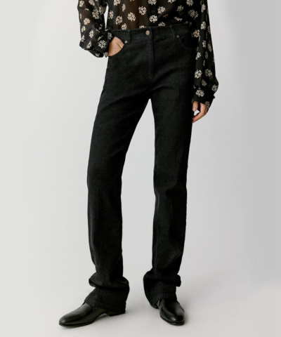 ICICLE Straight Leg Stretch Denim Jeans