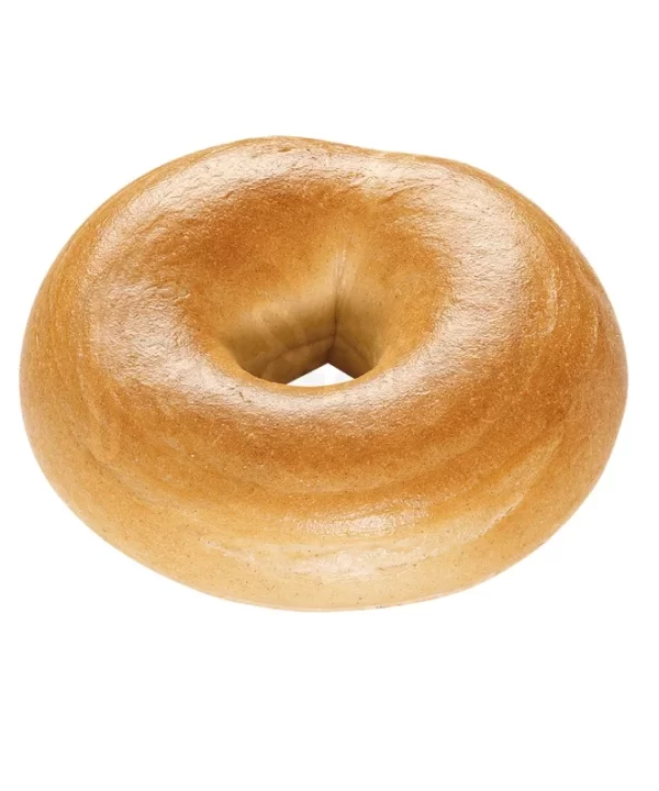 Flat plain bagel2