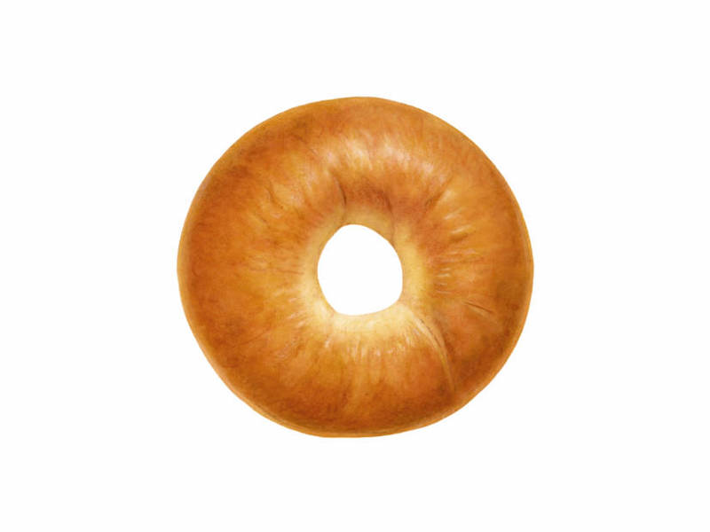 Plain bagel