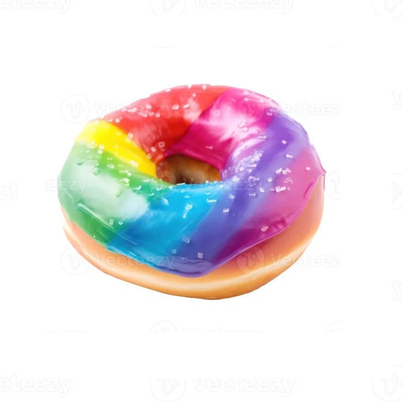 Rainbow bagel