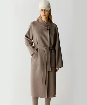 ICICLE Belted Double Face Cashmere Coat