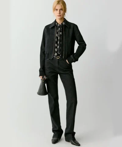 Alternative view of ICICLE Straight Leg Stretch Denim Jeans