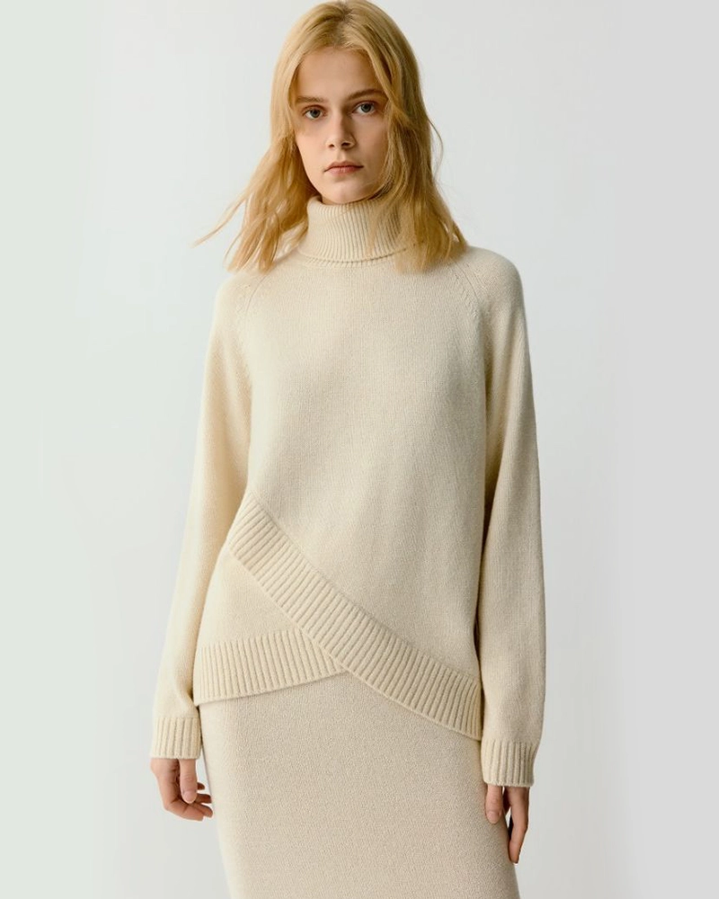 Icicle turtleneck cashmere jumper