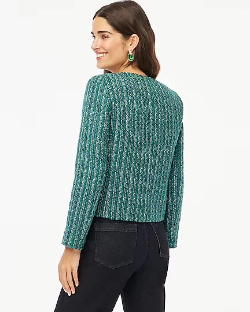 J. Crew Factory Tweed lady jacket - Image 3