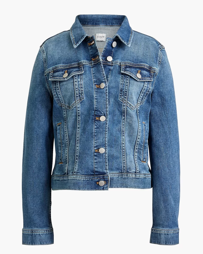 J. Crew Factory Classic jean jacket - Image 4