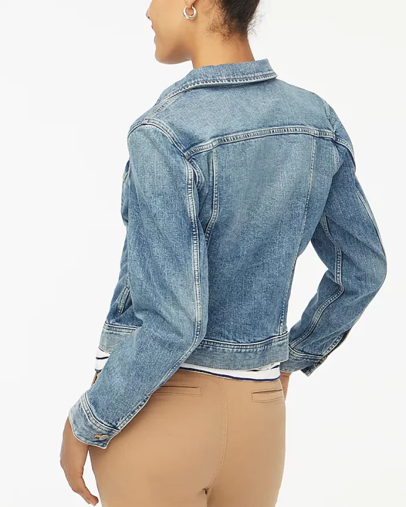 J. Crew Factory Classic jean jacket - Image 3