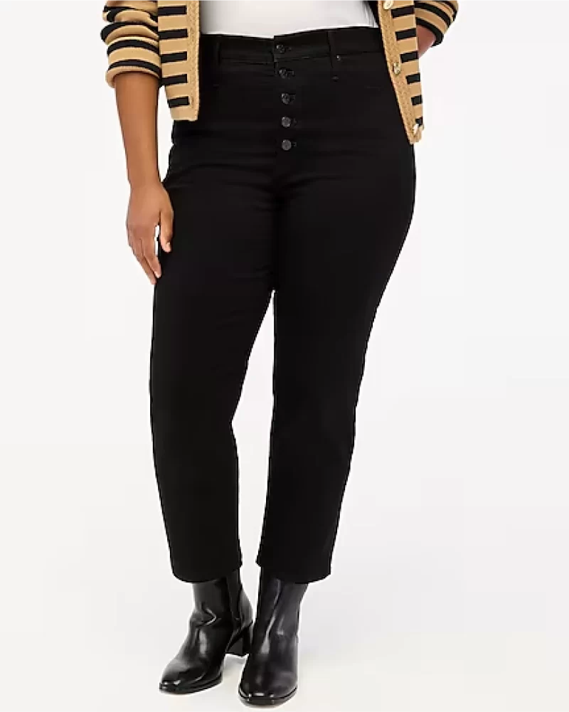 High-rise stovepipe jean in signature stretch+ - image 4