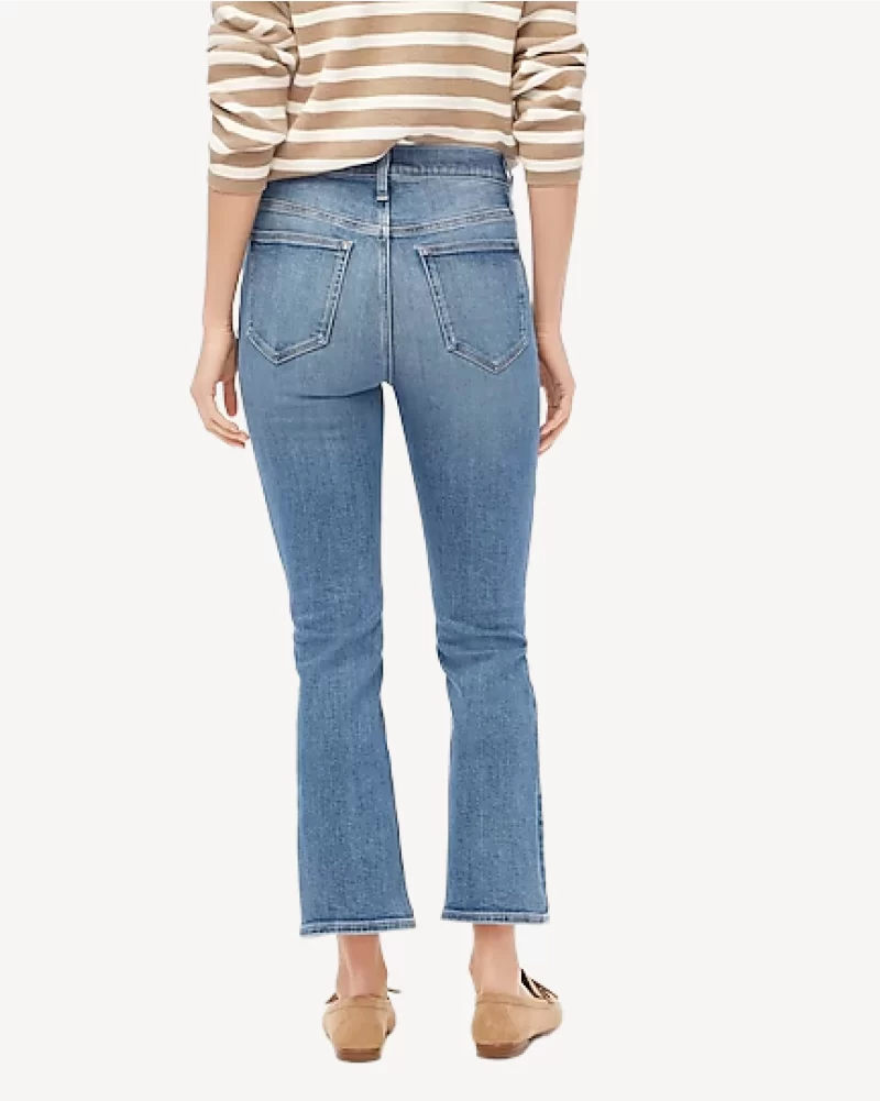 J. Crew Factory Flare crop jean in signature stretch - Image 3