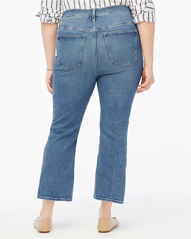 J. Crew Factory Flare crop jean in signature stretch - Image 6