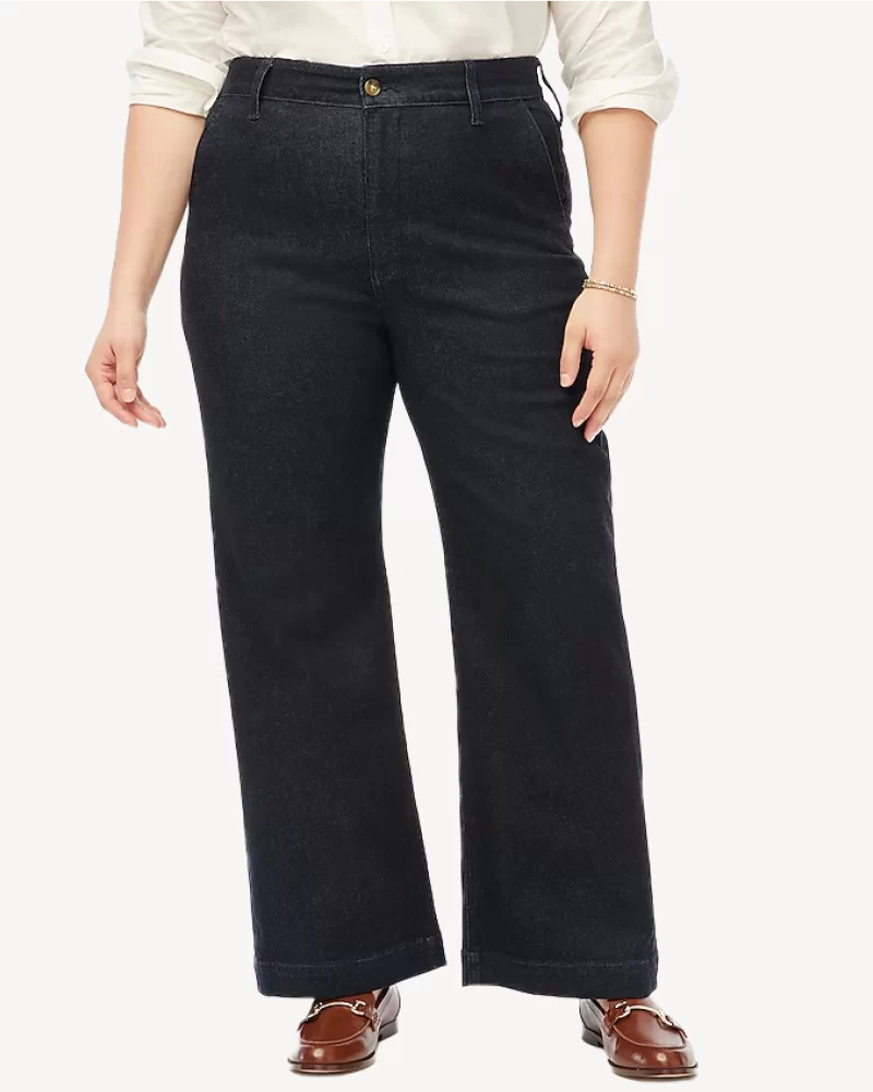 Tall soft denim trouser - image 4