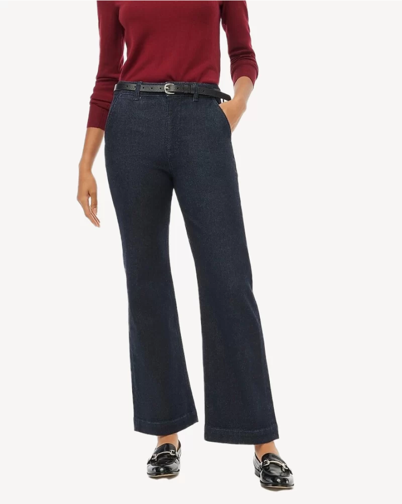 Tall soft denim trouser