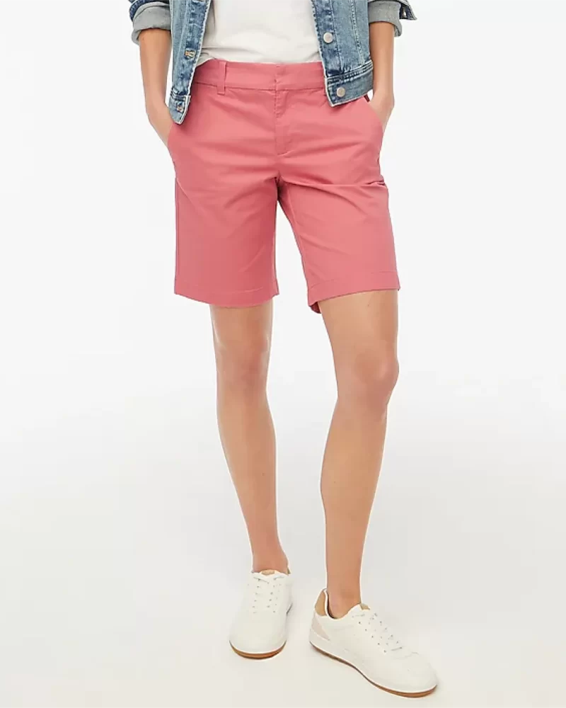 J. Crew Factory 9" Frankie bermuda chino short