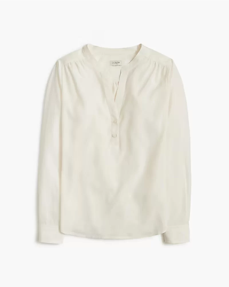 Popover placket blouse - image 4