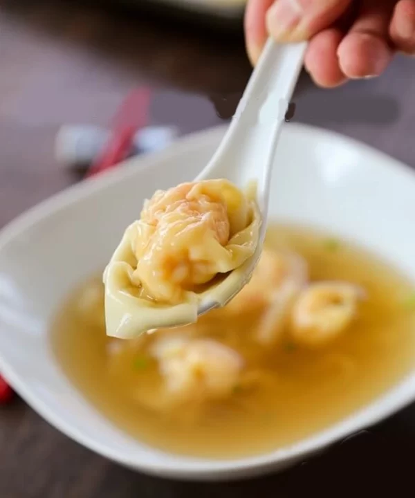 Cantonese style shrimp wonton 5