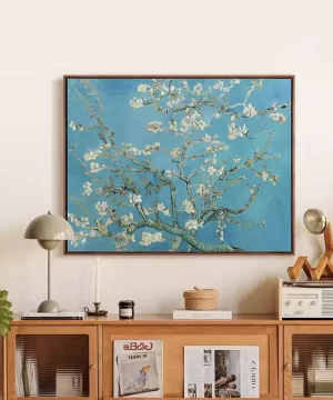 Moo Art Canvas Print By Van Gogh's "Apricot Blossom"