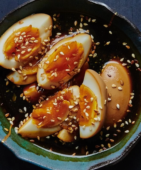 Soy marinated eggs