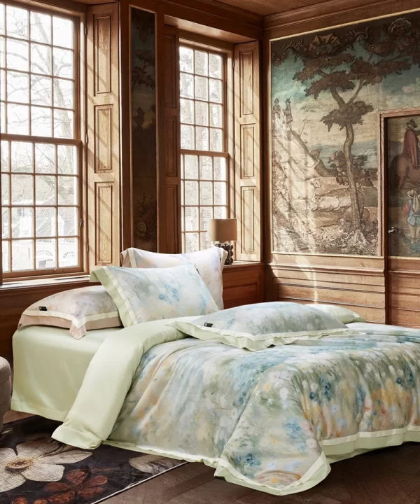Beddinghouse x Van Gogh Green Floral Bedding Set 100% Tencel™️