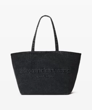 Alexander Wang Punch Tote in Cotton Denim-20551789