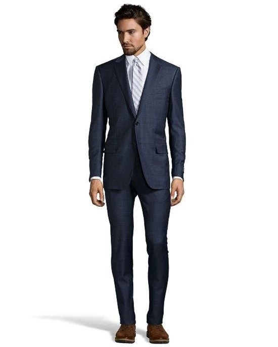Ermenegildo Zegna Glen Plaid Wool Two-Piece Suit-20227224