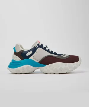 Camper Men's Pelotas Mars Multicolored Textile and Nubuck Sneakers