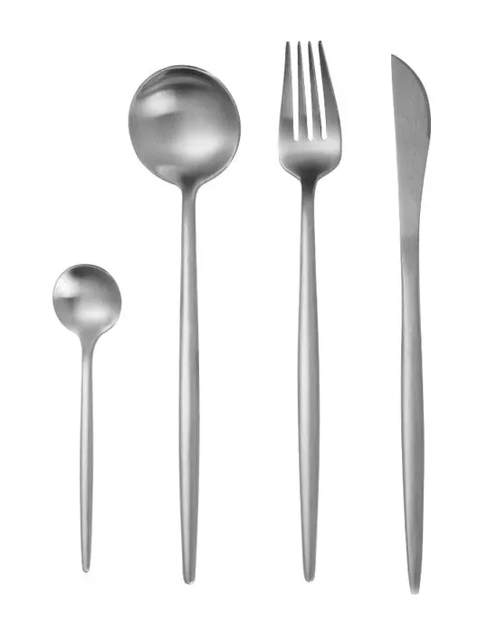 Lingeafey Zephyr Satin, 4-Piece Flatware Set-20219597