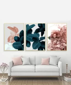 Nordic Canvas Modern Prints Plant Floral-20219495