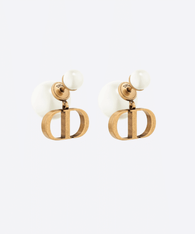 Dior Tribales Earrings, Antique Gold