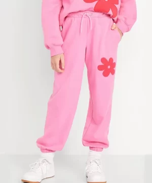 Favorite Fleece High-Waisted Jogger Sweatpants for Girls
