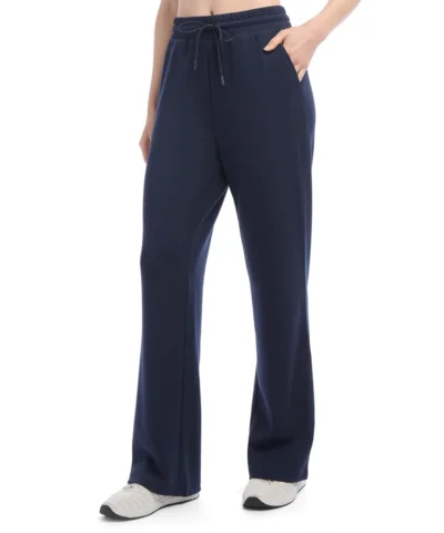 Women's Cloud Flare Leg Sweatpants – Mid Rise, Drawstring & Pockets - Image 3