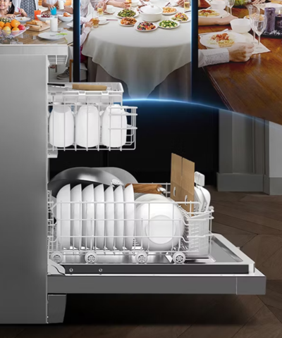 Freestanding Dishwasher with 2 Racks | 8 Place Settings | High Quality - Image 10