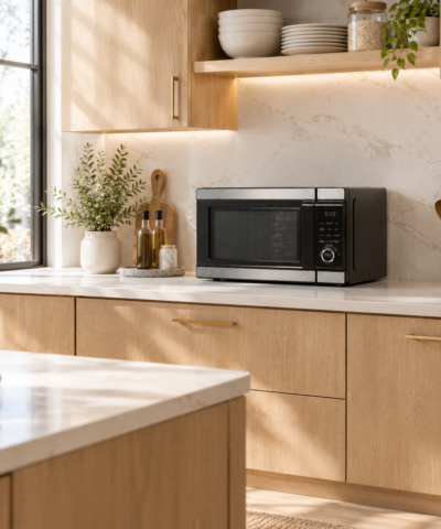 Alternative view of 28L 3-in-1 Air Fryer Microwave Oven with Grill | Digital