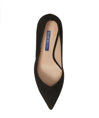 Stuart Weitzman Anny 70 Suede Pumps - Image 5